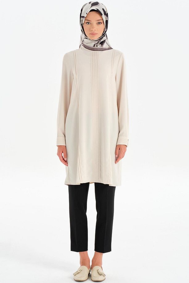 Yüksek Bel Basic Pantolon - Siyah - 1
