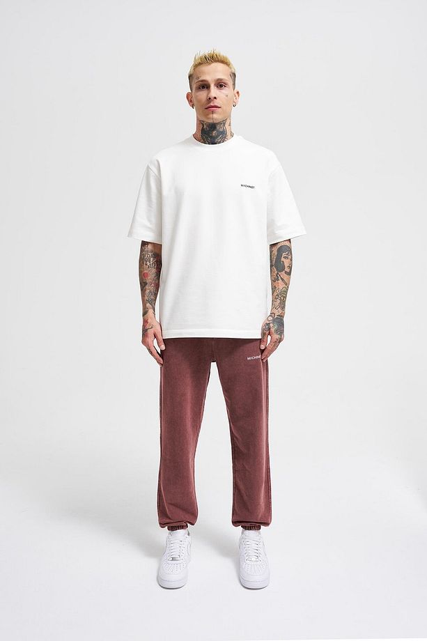 Relaxed Yıkamalı Luxury Basic Jogger Eşofman Altı Kahve - 5