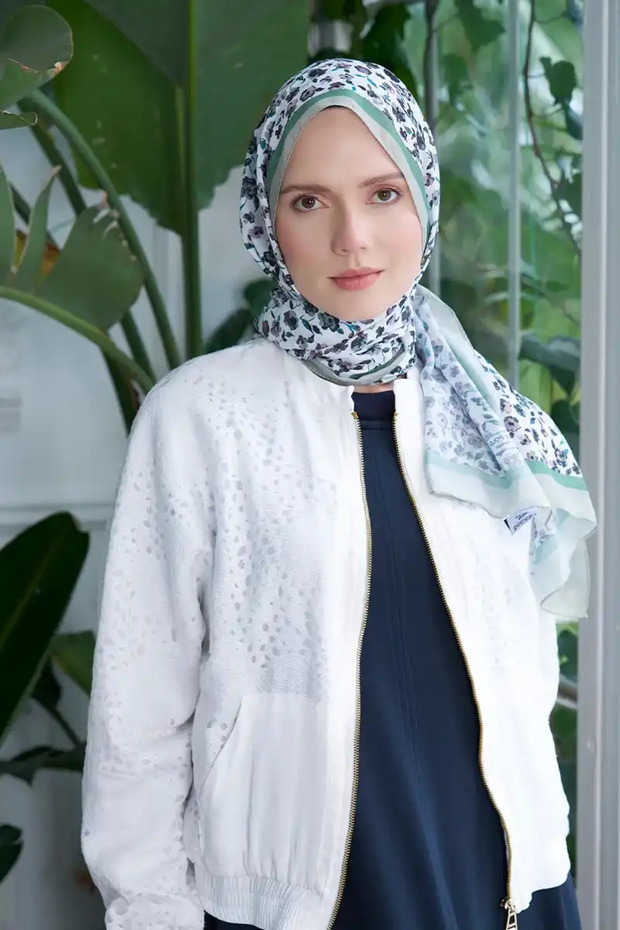 Seremoni Collection Sara Pattern Shawl - Mint