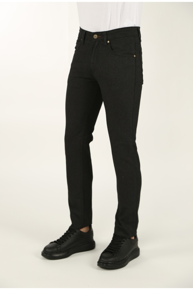 Gabardin Pantolon Siyah - 2