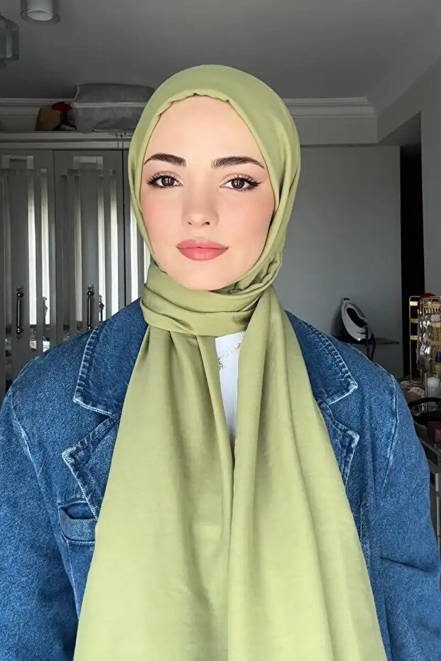 Kübra Koç Comfort Cotton Shawl - Sage
