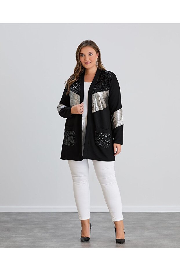 Large Size Pirilted Jacket - 8