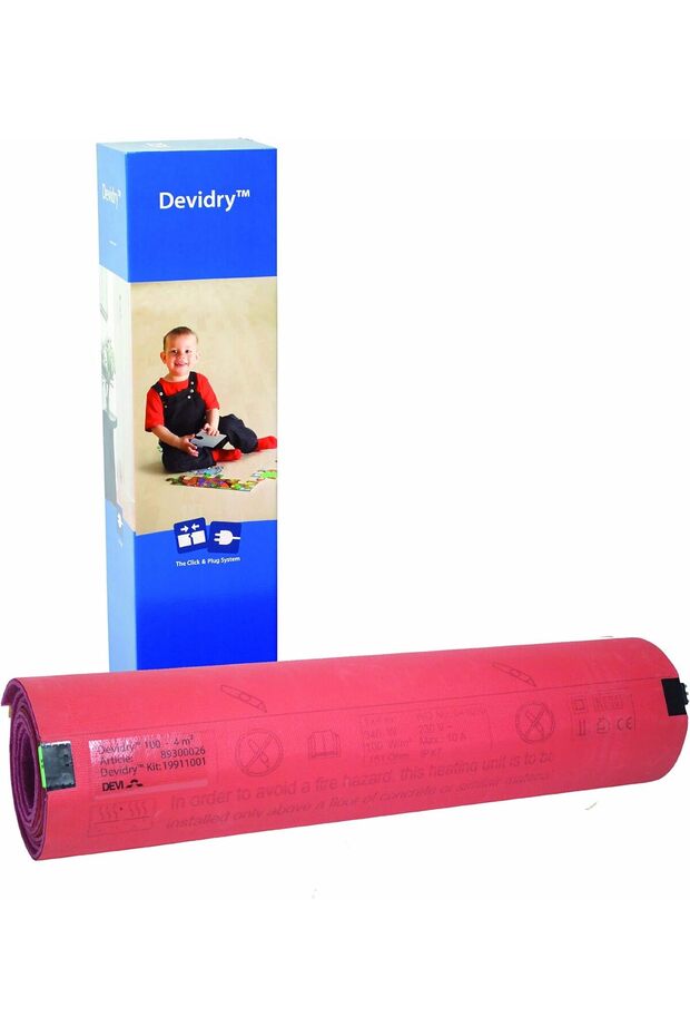 Devıdry™, 100 W/m², 2.00 M²- Halı Ve Parke Altı Isıtma Şiltesi-klik Geçme Bağlantı - 4