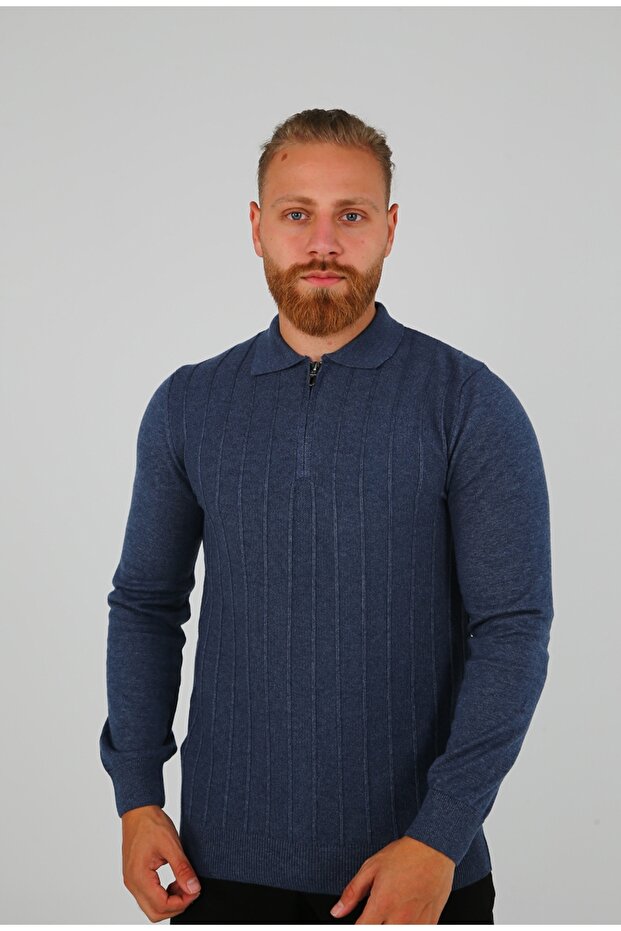 21235 Erkek Triko Kazak - 1