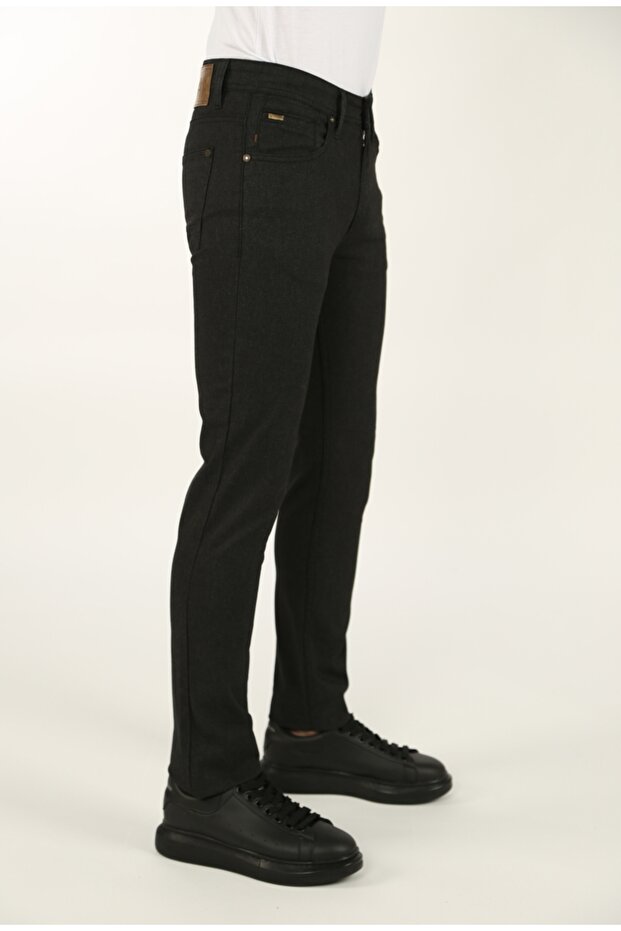 Gabardin Pantolon Siyah - 4