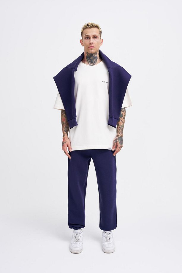 Erkek Basic Jogger Relaxed Lacivert Eşofman Altı - 6