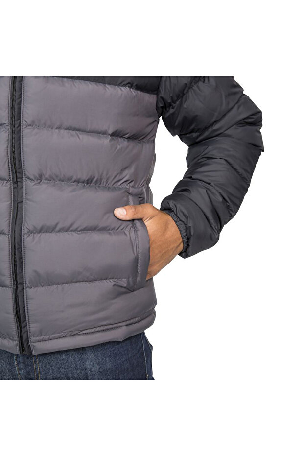Oskar - Padded Erkek Siyah Outdoor Ceketi ERKEK OUTDOOR CEKETİ MAJKCAN20007 - 6