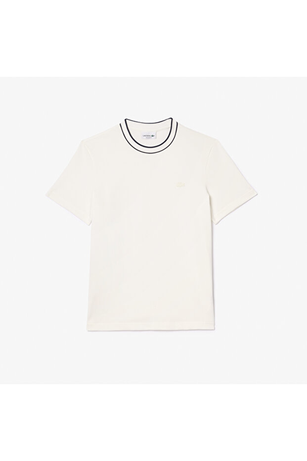 Erkek Regular Fit Bisiklet Yaka Beyaz T-Shirt - 4