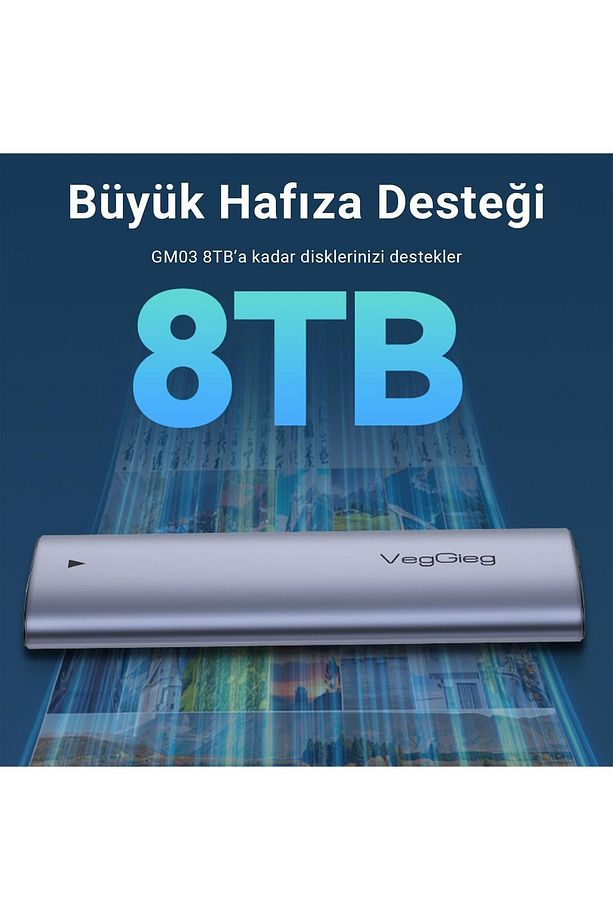 10gbps Usb 3.1 Gen2 M.2 Sata Ngff Nvme Ssd Disk Kutusu - 4