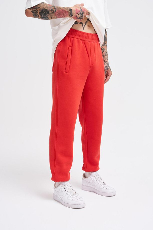 Erkek Jogger Regular Açık Kırmızı Eşofman Altı - 2