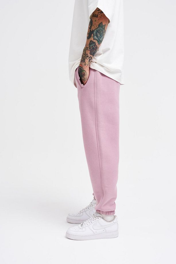 Erkek Jogger Regular Pembe Eşofman Altı - 3