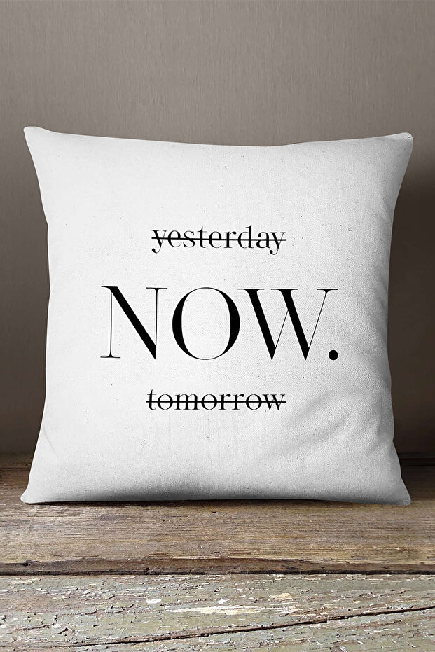 Velvet Babyface White Black Modern Yesterday Now Tomorrow Written Decorative Lilac Case - Cgh280