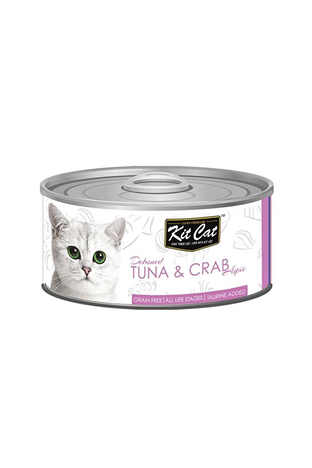Deboned Tuna & Crab Toppers Wet Cat Food - 80g