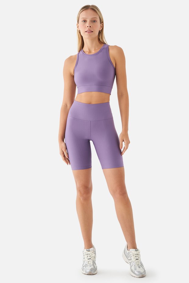 Αθλητικό κολάν Violet Biker Lilac