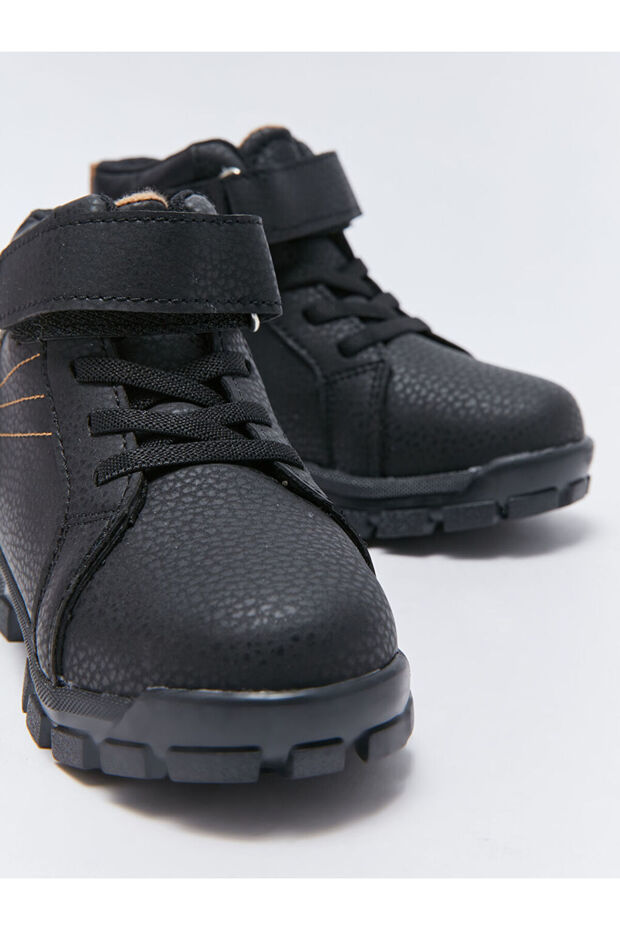 Deri Gorunumlu Cirt Cirtli Erkek Bebek Bot - W3FE03Z1 - 3