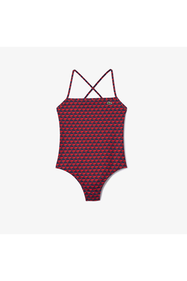 Kadın Monogram Bordo Mayo - 4