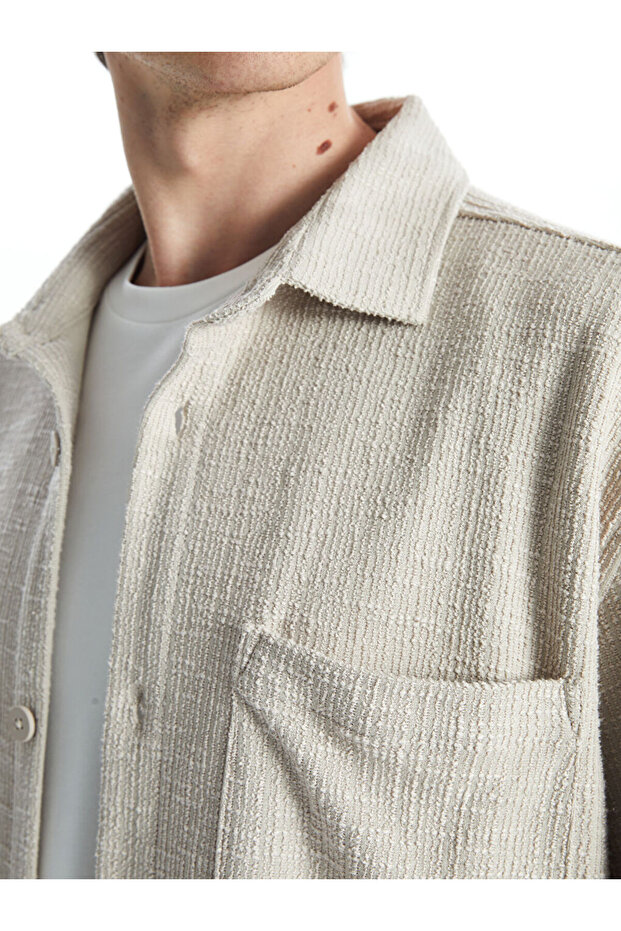 LCW Regular Fit Langarm-Herrenhemdjacke - 3