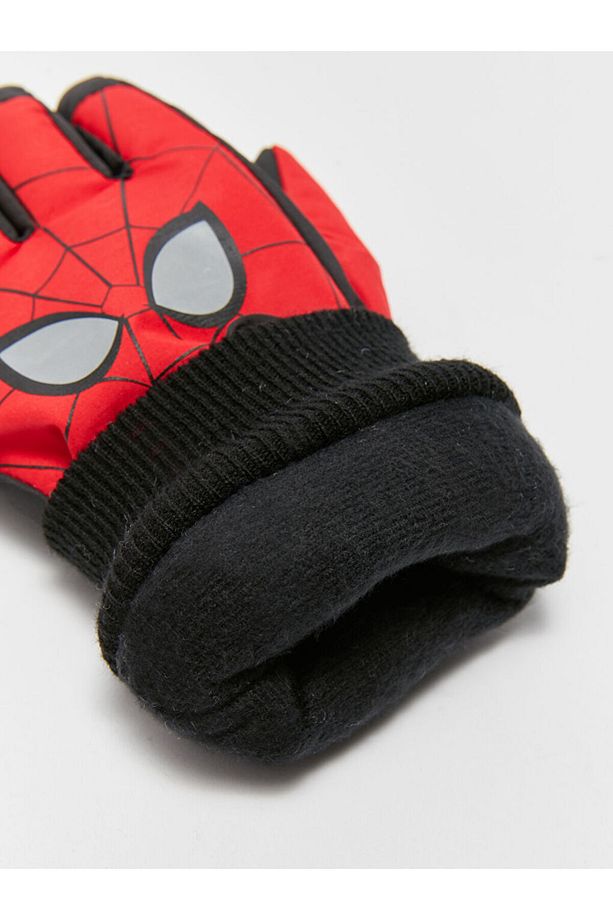 AYMİRA GİYİMDEN Spiderman Lisanslı Erkek Çocuk Kar Eldiveni Tafetta kumaştan - 3