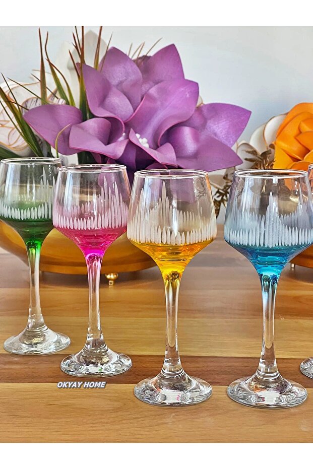 Pasabahçe Lava 506 6 Colors Eiffel Special Definitive Coffee Side Water Cup Gift Dowry Luxury Presentation