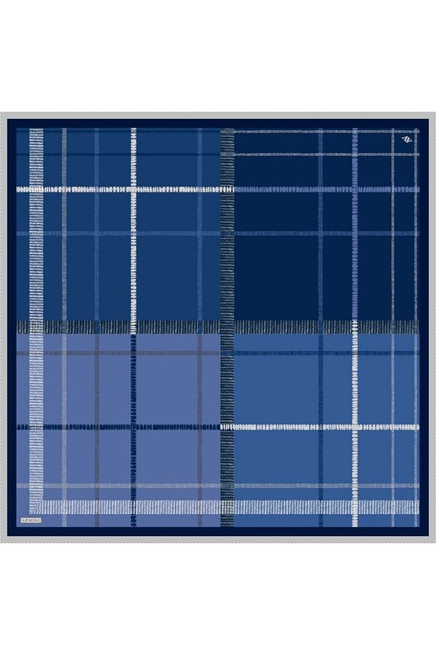 İpek Eşarp 2025 Kış - 9206-84 Morcivert Twill - 2