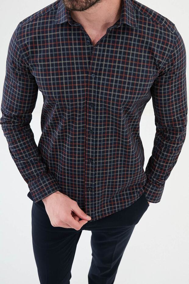 Hidden Buttoned Shirt - 4