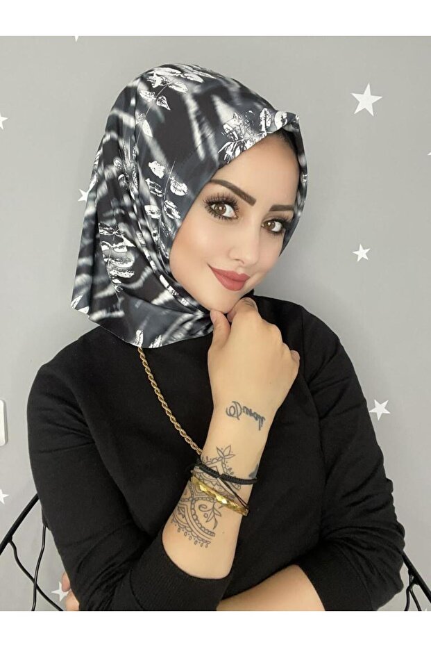 Şal eşarfă cu model - 1