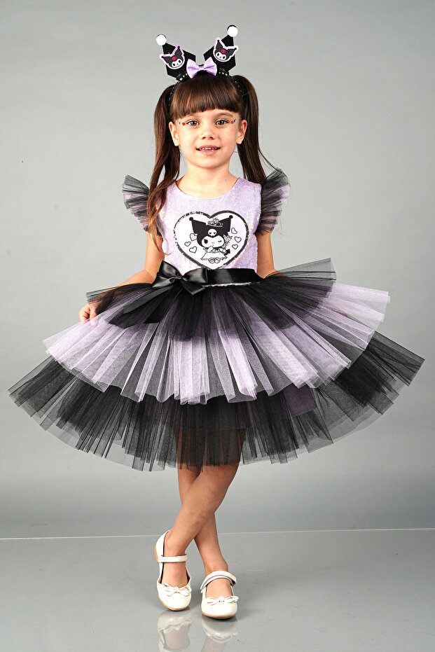 Kuromi Crowned Birthday Party Evening Dress