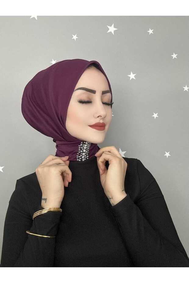غطاء محرك السيارة مع ربطة عنق خلفية مرصعة بالأحجار