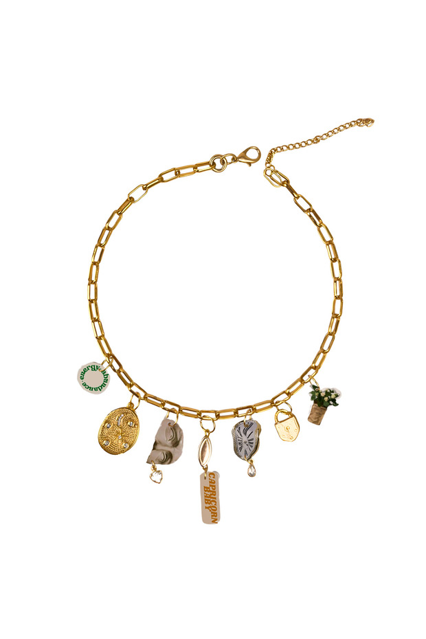 Oğlak Burcu Charm Kolye - 1