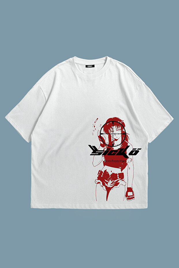 Sickö Girl Printed Unisex Oversize T-Shirt