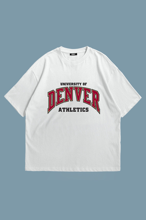 Denver Athletics Printed Unisex Oversize T-Shirt