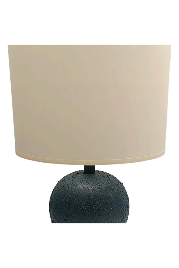 Minimal Polyester Abajur Antrasit - 2