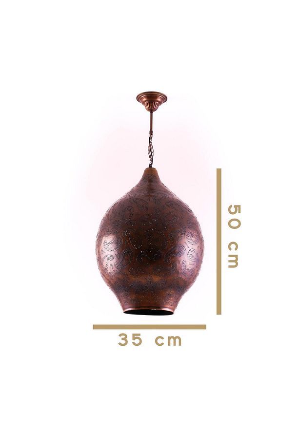Su Kabağı Form Rustik Sarkıt Avize - 2