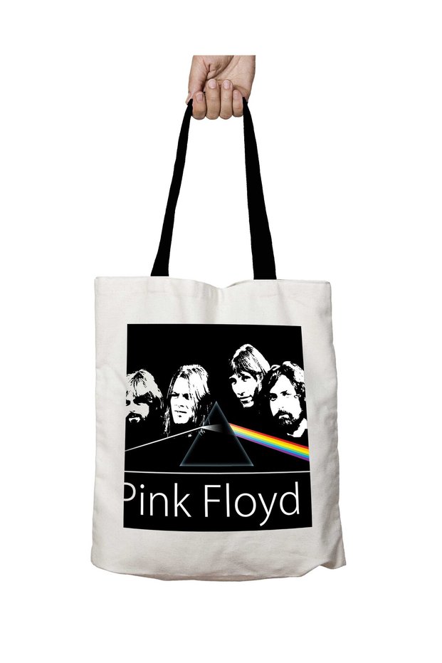 Pink Floyd Prism Washable School Shoulder Bag with Black Handles