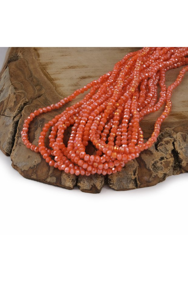 Crystal Beads 2 mm Orange A147