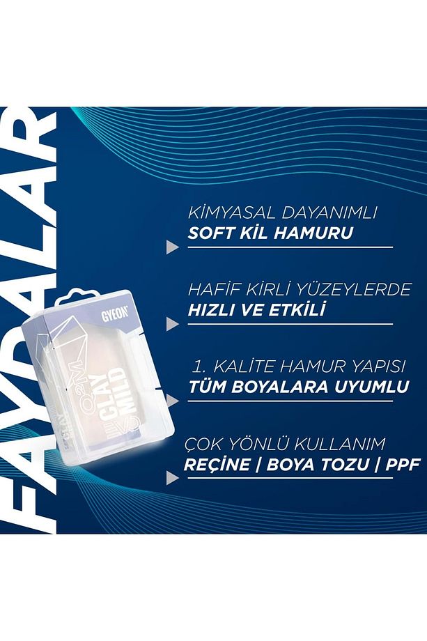 Q²m Clay Mild Evo Günlük Hafif Yüzey Temizleyici Kil Hamuru - 100 gr -kimyasala Dayanıklı - 2
