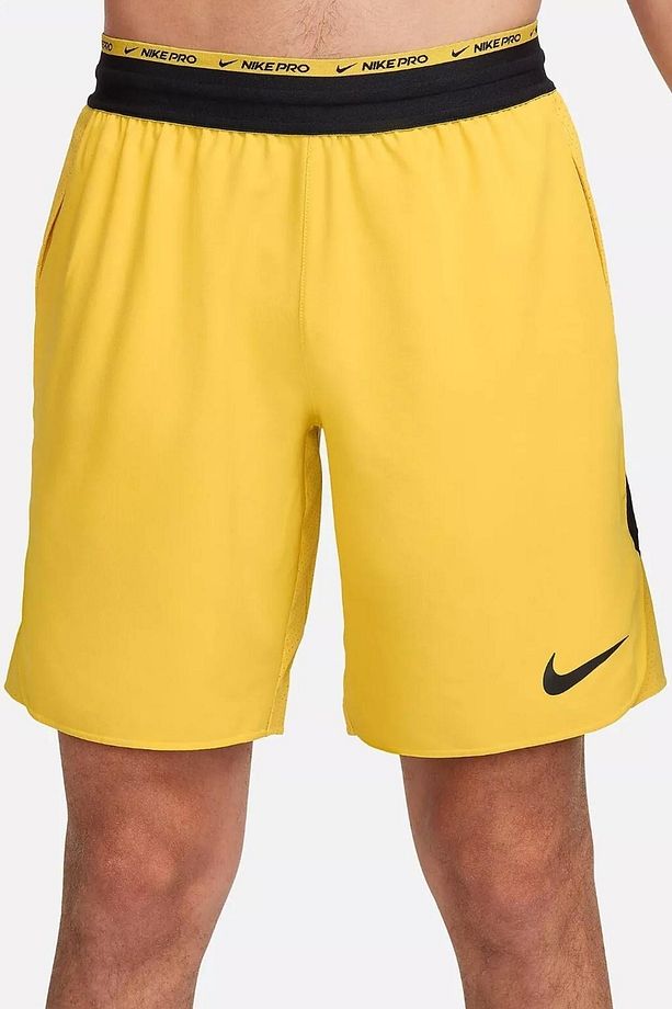 Pro Dri Fit Flex Rep 3.0 Unlined Training Erkek Şort Sarı - 2