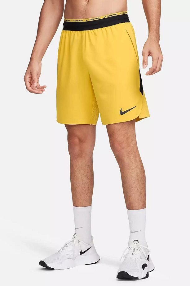Pro Dri Fit Flex Rep 3.0 Unlined Training Erkek Şort Sarı - 1