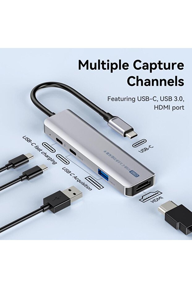 C060 USB-C Multifunctional Video Capture Card - 4