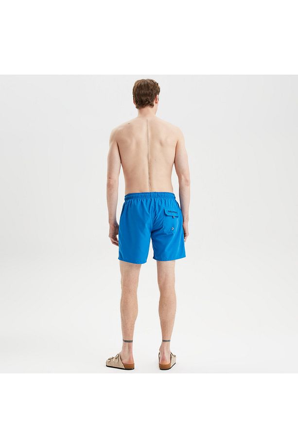 Erkek Mavi Regular Fit Deniz Şortu - 2