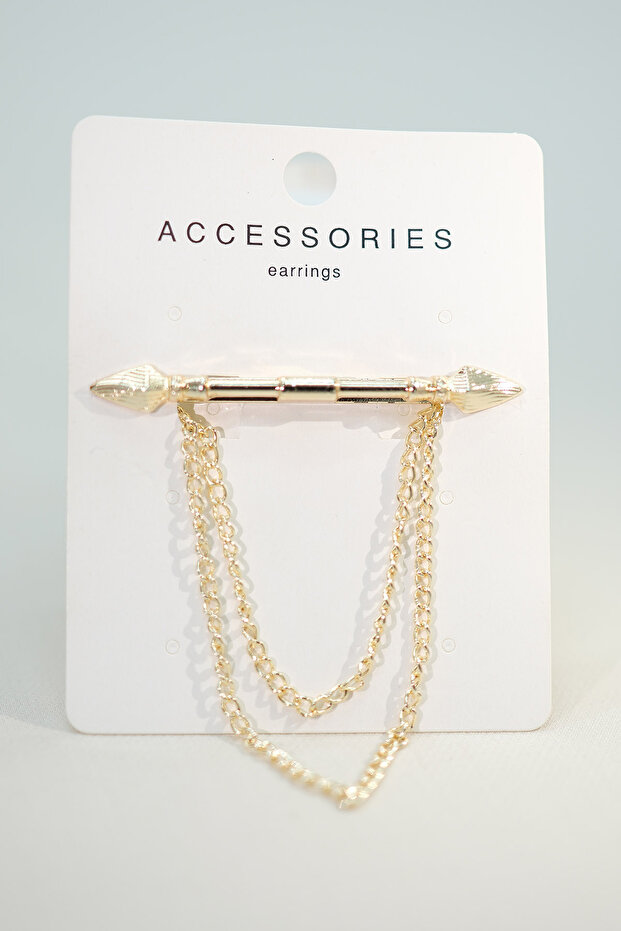 Gold Renk Yaka İğnesi - 1