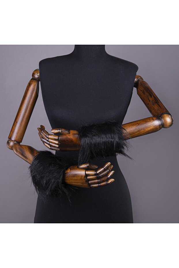 أكمام YARNART - أكمام SUNI FUR BLACK-02
