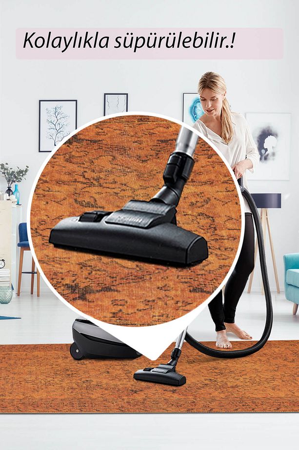 Hardal Sarısı Yolluk - Makinede Yıkanabilir - 6