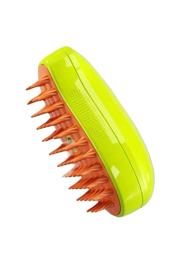 Steam Pet Grooming Brush with Cat Dog Comb Chamber - Hair Collector Massage Feature