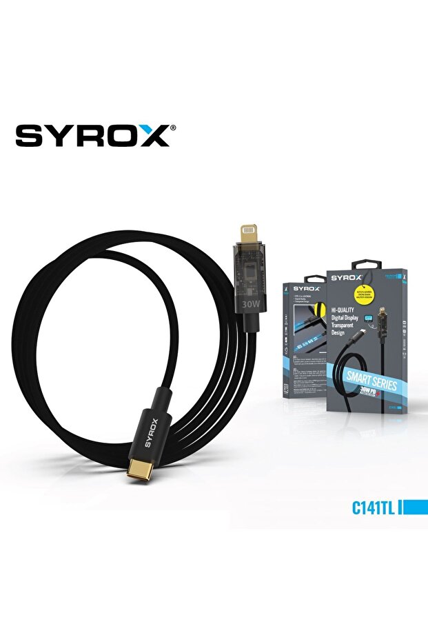 30W Lightning Şarj & Data Kablosu - 3