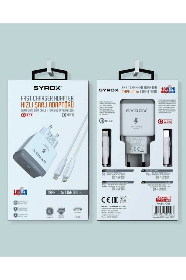 ezlgrup Giriş Başlık+type-c Kablo 3.0a 18w Pd Quıck Şarj Typcset ezlgrp 971895 - 1