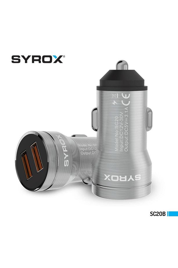 SC20B ÇİFT USB 3.1A / METAL - 2