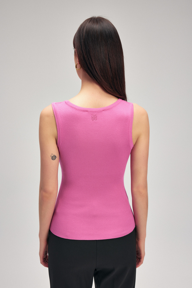 Basic Triko Bluz - 7