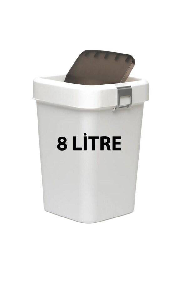Motek Cob-410B 8 Liter Trash Can Bucket + Cleaning Set - 4
