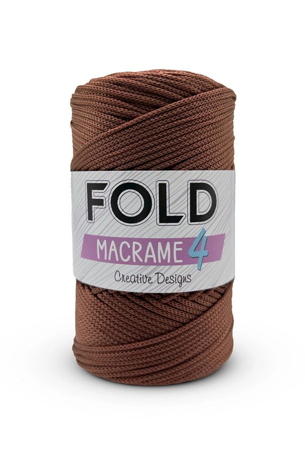 Yarn Makrome No:4 - 205 Polyester Makrome Ipi 2 Mm - 200 gr -230 M Supla Ip Çanta Ipi - 1